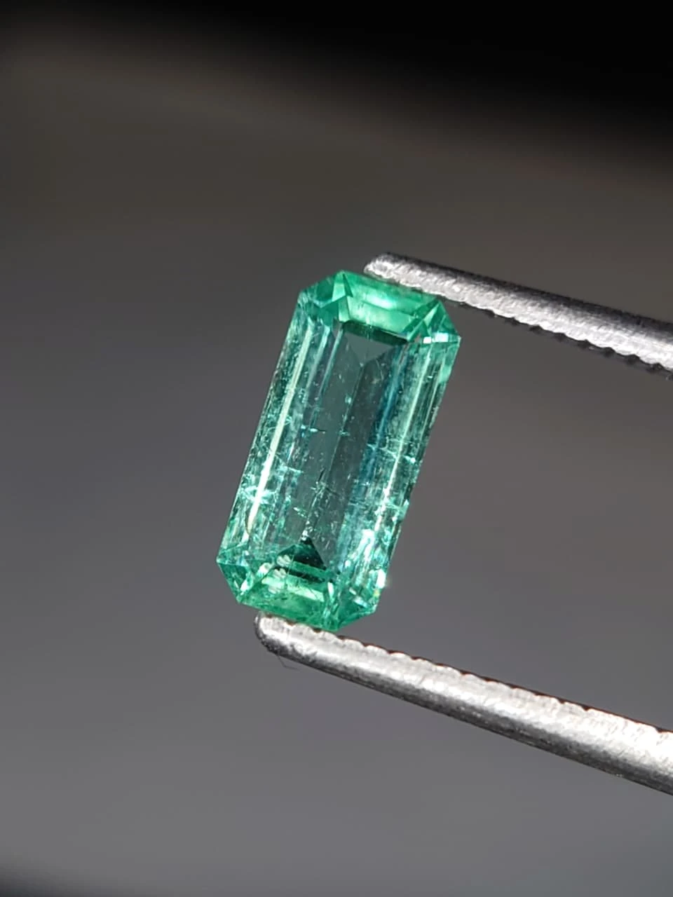 0.8ct Emerald Faceted Panjsher Emerald Loose Gemstone from Afghanistan — view 3